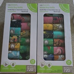 Dog Waste Bag Refills - Seasonal Variety Pack 720ct